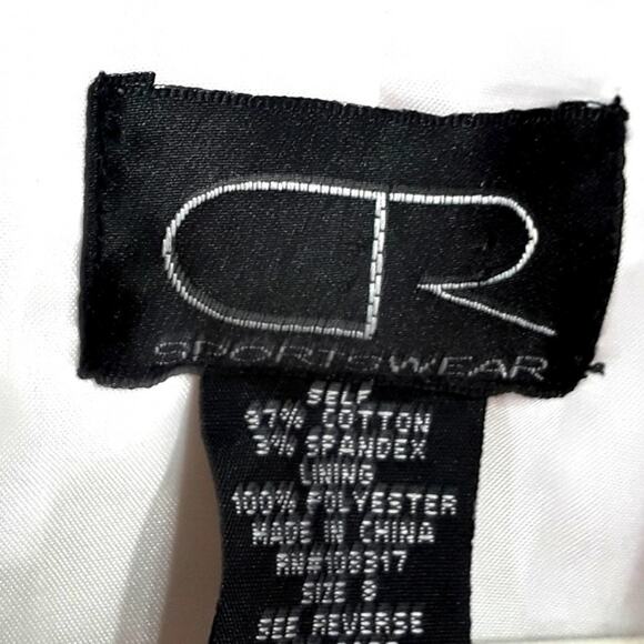 CR Sportswear Floral Lined Jacket Blazer Womens Size 8 EUC - Picture 4 of 7